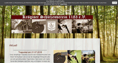 Desktop Screenshot of kroegiser-schuetzen.de