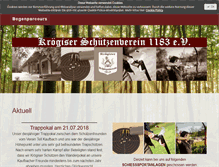 Tablet Screenshot of kroegiser-schuetzen.de